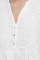 Bavlnené dámske šaty biela farba Dámsky