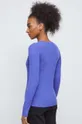 Sweter damski prążkowany kolor fioletowy 70 % Wiskoza, 30 % Poliamid