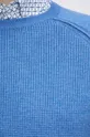 Sweter męski z fakturą kolor niebieski Męski