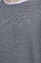 Bavlnený sveter pánsky šedá farba Pánsky