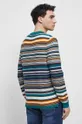 Sweter bawełniany męski wzorzysty kolor multicolor 100 % Bawełna