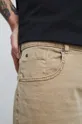 beżowy Szorty męskie jeansowe kolor beżowy