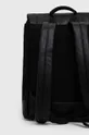 czarny Plecak męski gładki kolor czarny