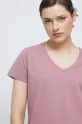 ružová Tričko dámsky ružová farba
