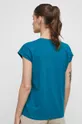T-shirt bawełniany damski gładki kolor turkusowy 100 % Bawełna