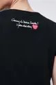 T-shirt bawełniany damski z kolekcji WOŚP x Medicine kolor czarny