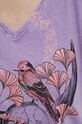 T-shirt bawełniany damski Medicine Artists kolor fioletowy RS23.TSD454 fioletowy