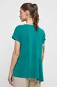 T-shirt damski gładki kolor zielony 70 % Modal, 25 % Poliester, 5 % Elastan