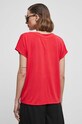Odzież T-shirt damski gładki kolor czerwony RS23.TSD511 czerwony