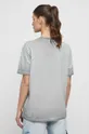 T-shirt bawełniany damski AC/DC kolor szary 100 % Bawełna