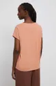 T-shirt bawełniany damski z nadrukiem kolor różowy 100 % Bawełna