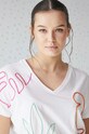 Bavlněné tričko bílá barva bílá RS23.TSD908