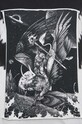 T-shirt bawełniany damski Tattoo Art by Tomasz Florek, kolor czarny RS23.TSDA59