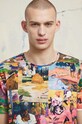 T-shirt bawełniany męski Eviva L'arte kolor multicolor RS23.TSM252 multicolor RS23