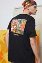 czarny T-shirt bawełniany męski Eviva L'arte kolor czarny