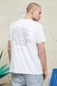 T-shirt bawełniany męski Eviva L'arte kolor biały 100 % Bawełna