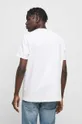 Bavlnené tričko pánske s potlačou biela farba <p> 100 % Bavlna</p>