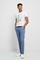 T-shirt bawełniany męski z nadrukiem kolor biały RS23.TSM502 biały RS23