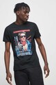 T-shirt bawełniany męski The Terminator kolor czarny czarny RS23.TSM558