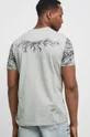 tyrkysová Bavlnené tričko pánske Graphics Series tyrkysová farba