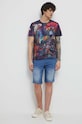 T-shirt bawełniany męski wzorzysty kolor multicolor RS23.TSM920 multicolor RS23
