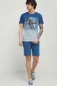 T-shirt bawełniany męski Star Wars kolor niebieski niebieski