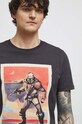 T-shirt bawełniany męski Star Wars kolor czarny RS23.TSM958 czarny