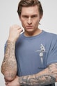 Bavlněné tričko modrá RS23.TSMA51