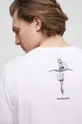 T-shirt bawełniany męski Tattoo Art by Natalia Osipa - Czornaja Ink, kolor biały Męski