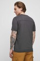 Odzież T-shirt bawełniany męski gładki kolor szary RS23.TSMB03 szary