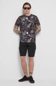 T-shirt bawełniany męski wzorzysty kolor multicolor RS23.TSMB12 multicolor RS23