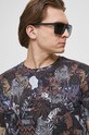 T-shirt bawełniany męski wzorzysty kolor multicolor multicolor RS23.TSMB12