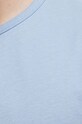 T-shirt bawełniany męski gładki kolor niebieski RS23.TSMC02 niebieski