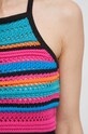 Top bawełniany damski wzorzysty kolor multicolor RS23.TTDC02 multicolor