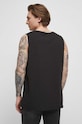 Odzież T-shirt bawełniany męski z printowaną kieszonką kolor czarny RS23.TTMB01 czarny