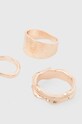 Akcesoria Pierścionki damskie z ozdobnymi elementami (5-pack) kolor multicolor RS24.AKD301 multicolor