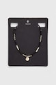 Naszyjnik damski z kamieniami naturalnymi kolor czarny czarny RS24.AKD304
