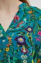 Bluzka damska oversize wzorzysta kolor zielony RS24.BDD051 turkusowy