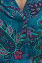 Bluzka damska oversize wzorzysta kolor turkusowy Damski