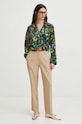 Bluzka damska oversize wzorzysta kolor multicolor RS24.BDD051 multicolor RS24