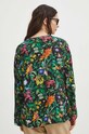 Odzież Bluzka damska oversize wzorzysta kolor multicolor RS24.BDD051 multicolor