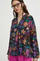 Bluzka damska oversize wzorzysta kolor multicolor multicolor