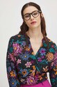 Bluzka damska oversize wzorzysta kolor multicolor multicolor RS24.BDD051