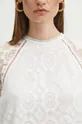 Bluzka damska koronkowa kolor biały Damski