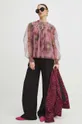 Blúzka dámska ružová farba Hlavný materiál: 100 % Polyester Podšívka: 100 % Polyester