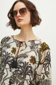 Bluzka bawełniana damska wzorzysta kolor multicolor multicolor RS24.BDDA02