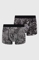 Bokserki bawełniane męskie z domieszką elastanu wzorzyste (2-pack) kolor multicolor dzianina multicolor RS24.BIM301