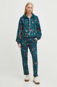 Bluza damska wzorzysta kolor zielony RS24.BLD011 turkusowy RS24