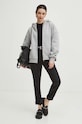 Bluza damska z kapturem gładka kolor szary RS24.BLD030 szary RS24