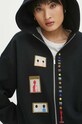 Bluza damska z kolekcji Jerzy Nowosielski x Medicine kolor czarny RS24.BLD650